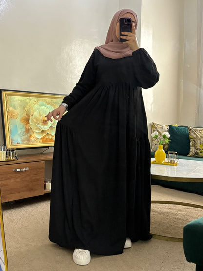 Modest winter abaya